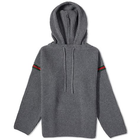 gucci hoodie mens grey